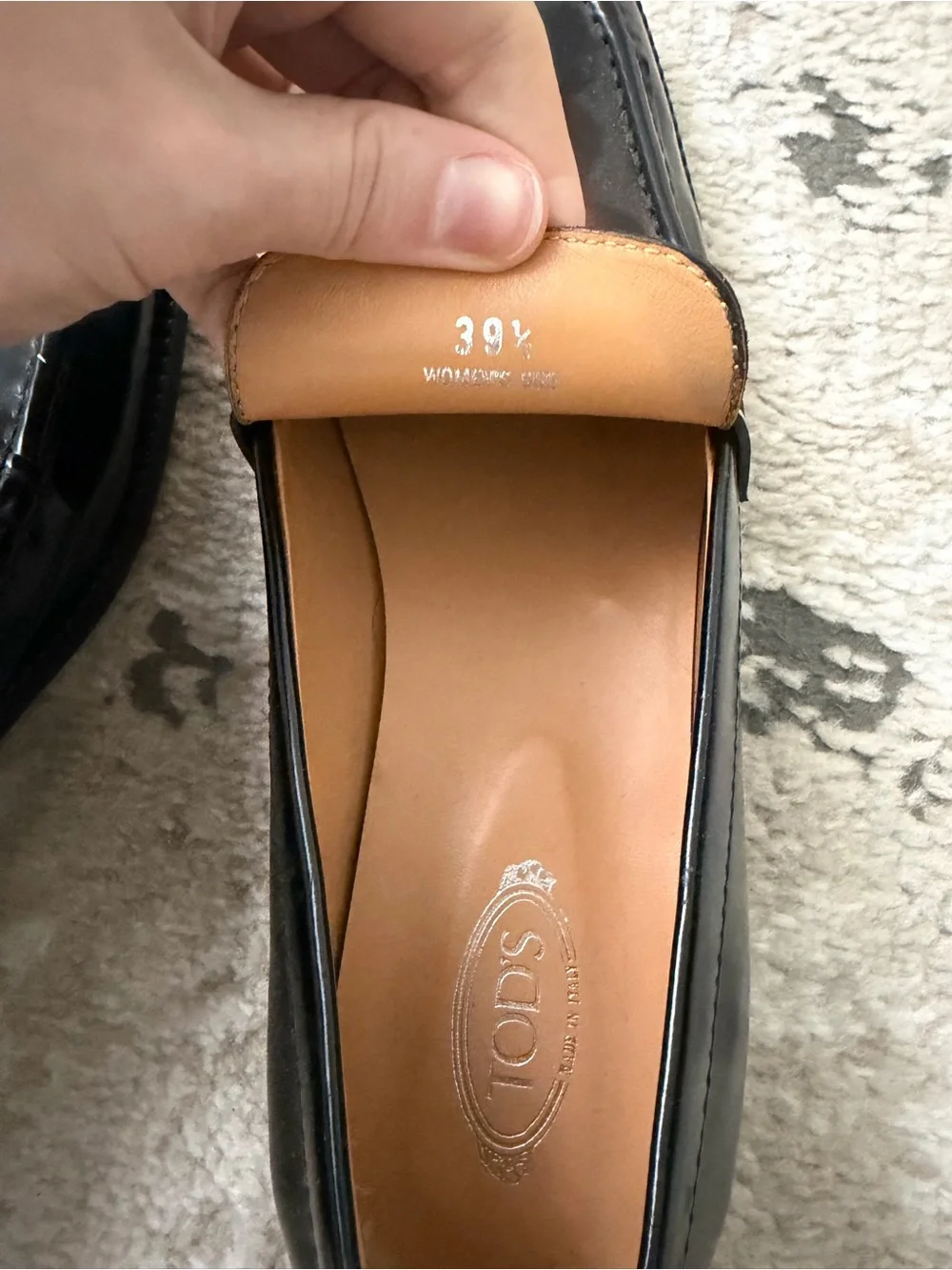 Tods sleek black